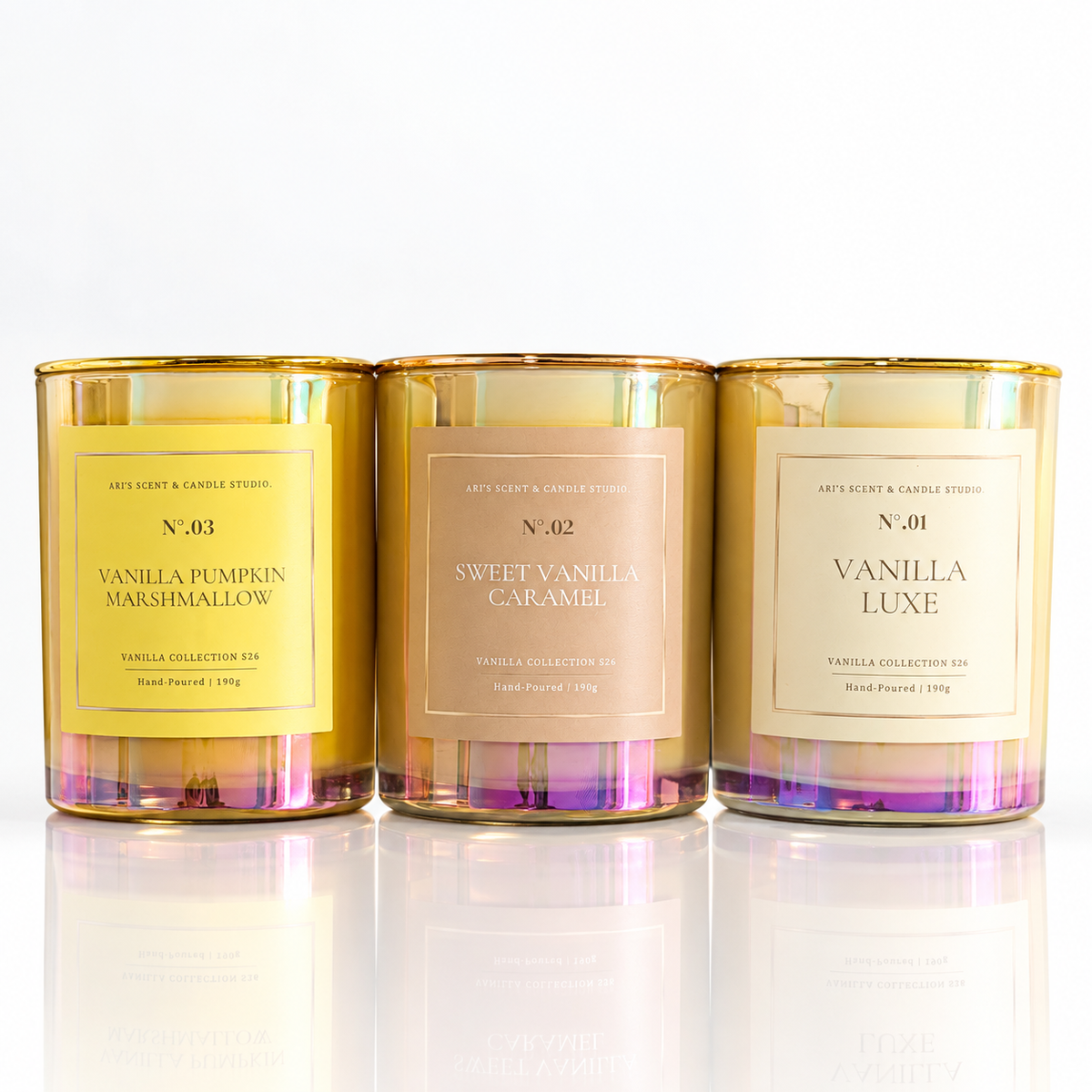 Vanilla Harmony Candles Collection