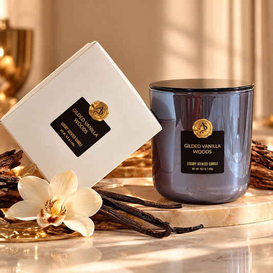 Gilded Vanilla Woods ( Limited Edition Luxury Candle )