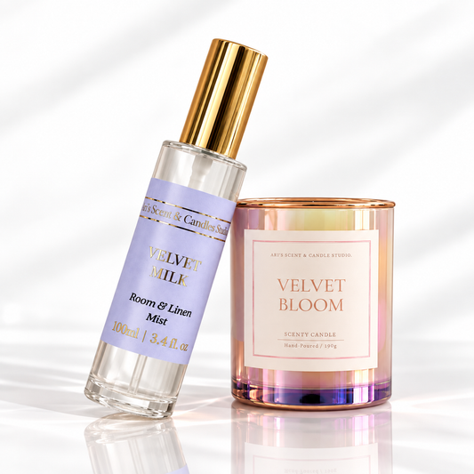 Velvet Home Fragrance Duo Spray & Candle