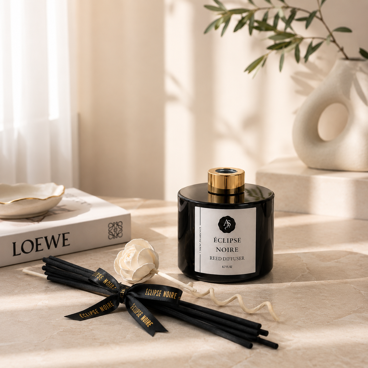 Eclipse Noire Luxury Reed Diffuser