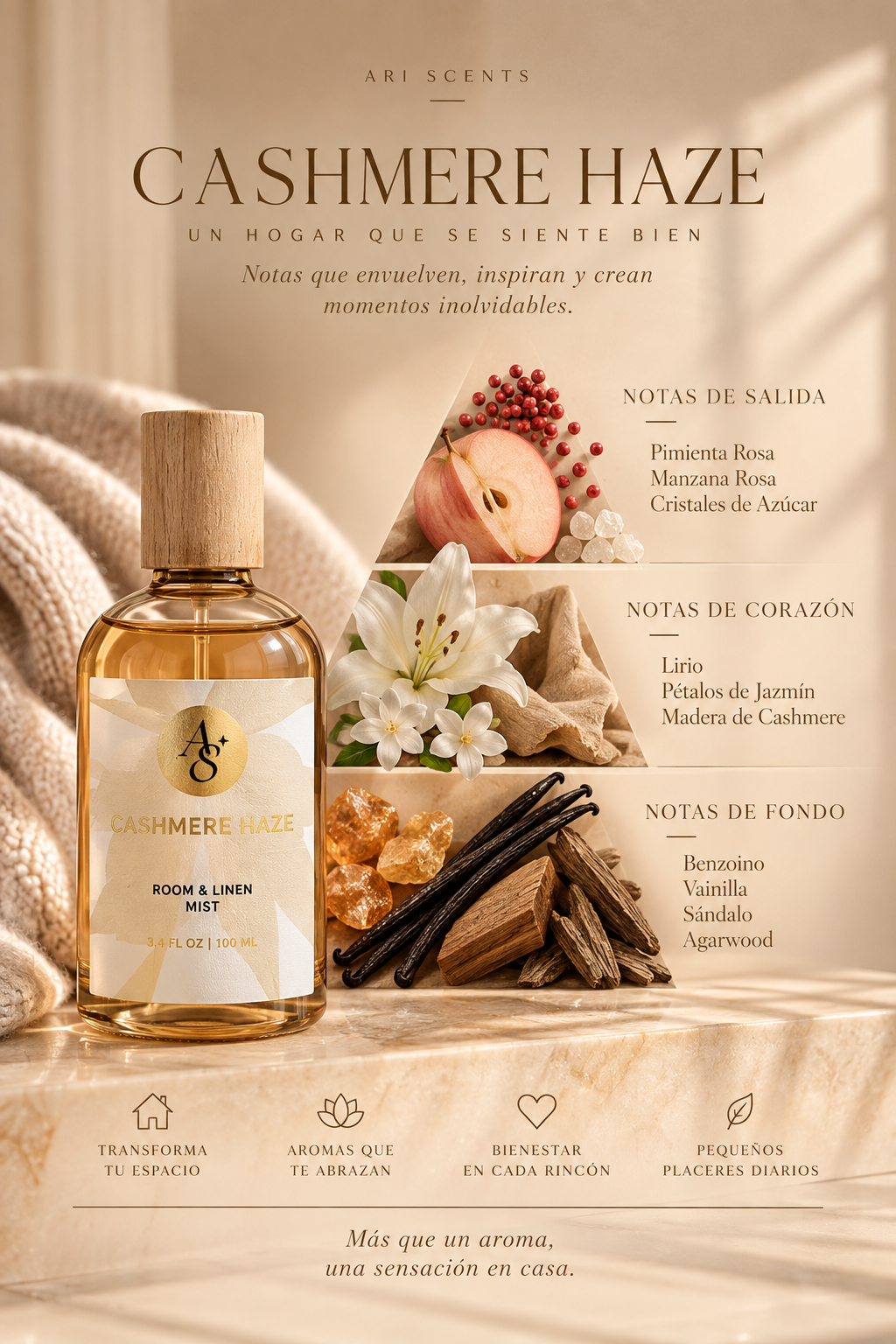 Cashmere Haze Room & Linen Mist